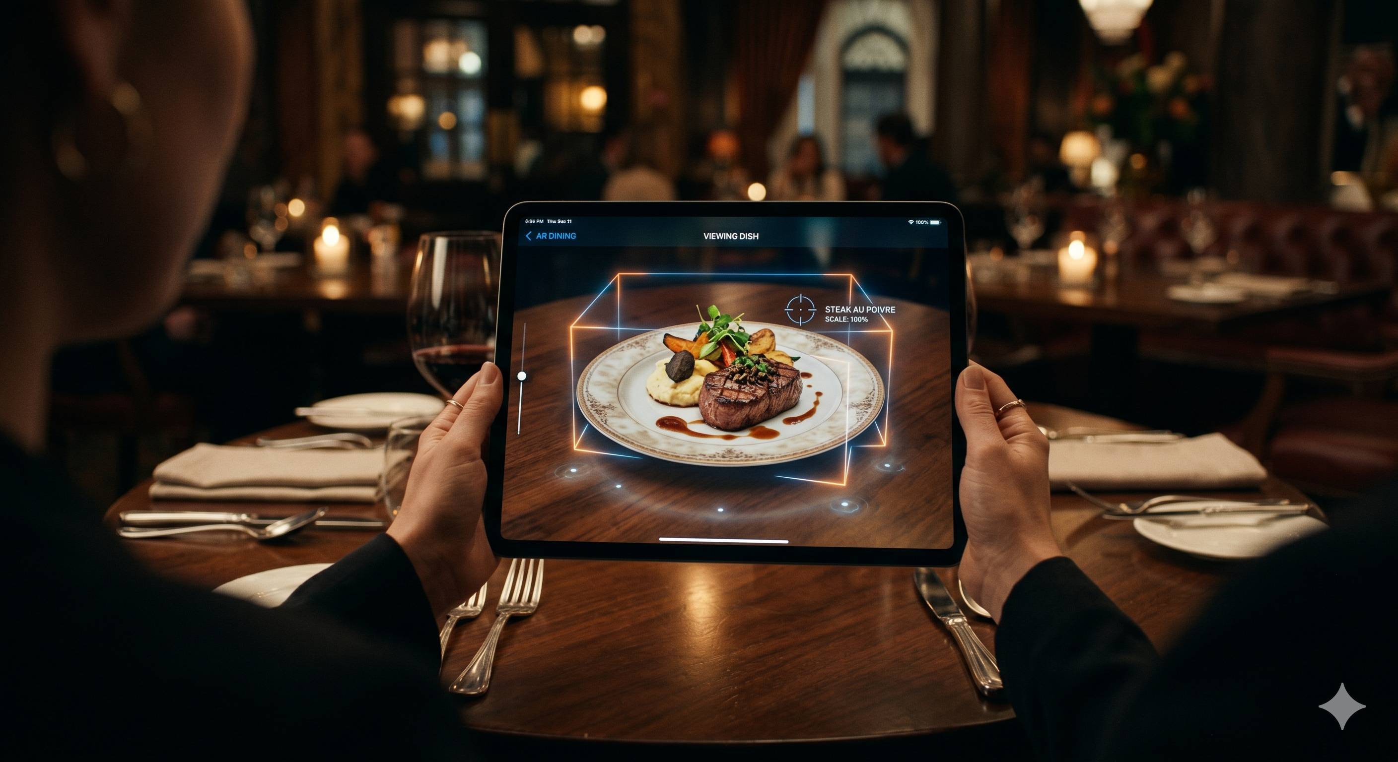 Dish in 3D AR